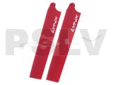 LX61157  Lynx Heli MCPX BL Plastic Main Blade 115mm Red  